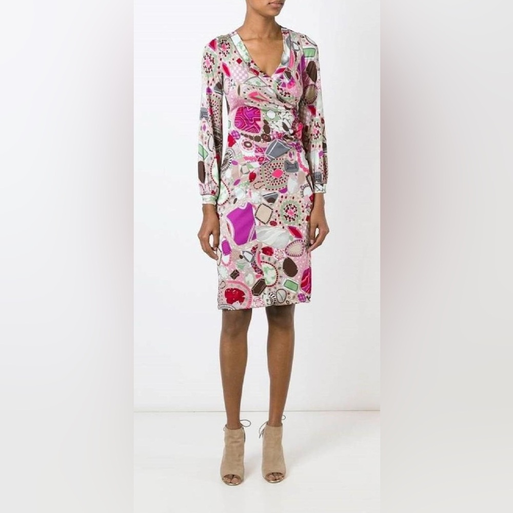 Missioni Colorful Patterned Women's Dress